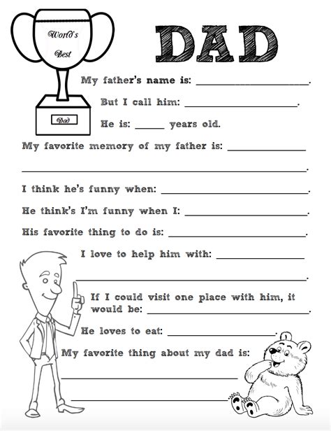 Father S Day Games Printable